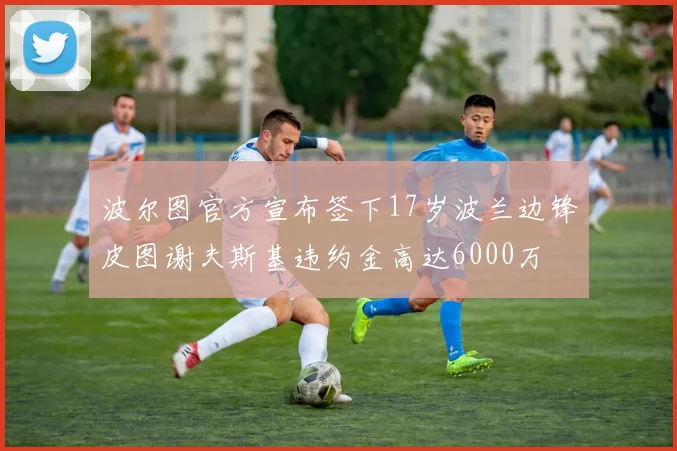 波尔图官方宣布签下17岁波兰边锋皮图谢夫斯基违约金高达6000万